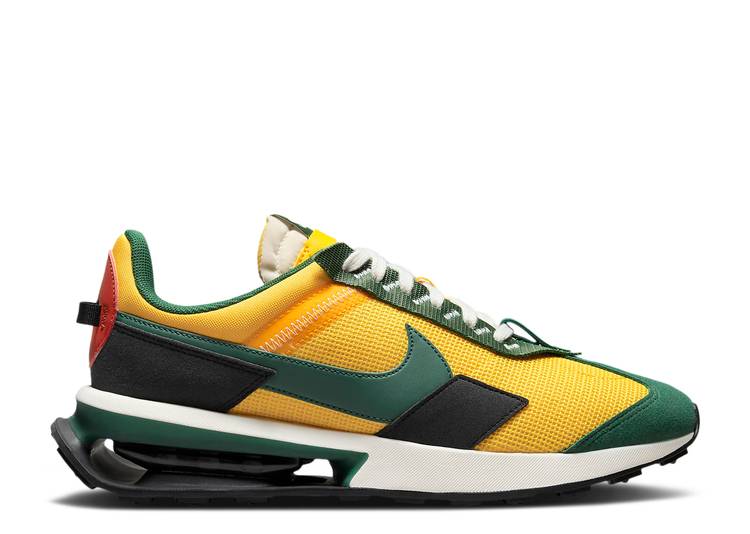 【 NIKE AIR MAX PRE-DAY 'UNIVERSITY GOLD GORGE GREEN' / UNIVERSITY GOLD BLACK CINNABAR 】 マックス ゴールド 黒色 ブラック エアマックス スニーカー メンズ ナイキ