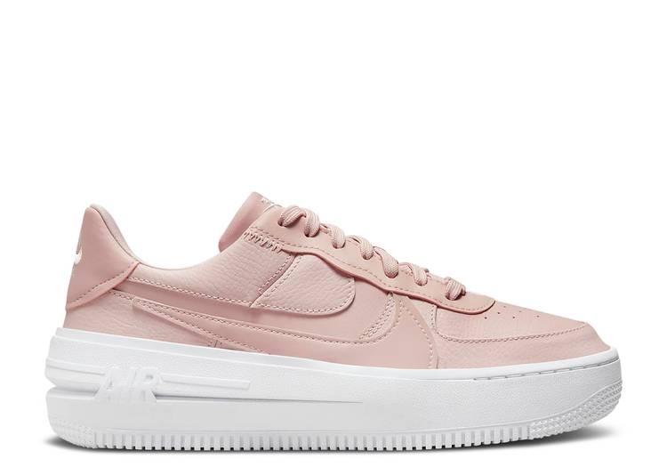 【 NIKE WMNS AIR FORCE 1 PLT.AF.ORM 'PINK OXFORD' / PINK OXFORD WHITE LIGHT SOFT 】 ピンク オックスフォード 白色 ホワイト エアフォース スニーカー レディース ナイキ