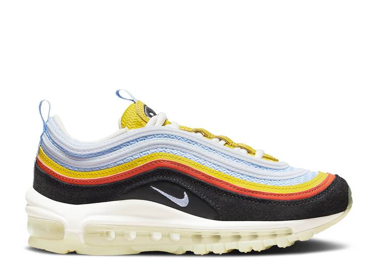 【 NIKE AIR MAX 97 GS 'SET TO RISE' / OFF NOIR TEAM ORANGE BRIGHT 】 マックス チーム 橙 オレンジ エアマックス ジュニア キッズ ベビー マタニティ スニーカー ナイキ|スニケス