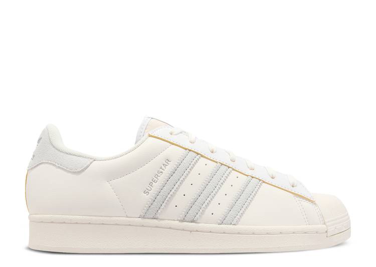 【 ADIDAS SUPERSTAR VEGAN ICONS 'CLOUD WHITE' / CLOUD WHITE GREY ONE OFF WHITE 】 アディダス スーパースター 白色 ホワイト 灰色 グレー スニーカー メンズ