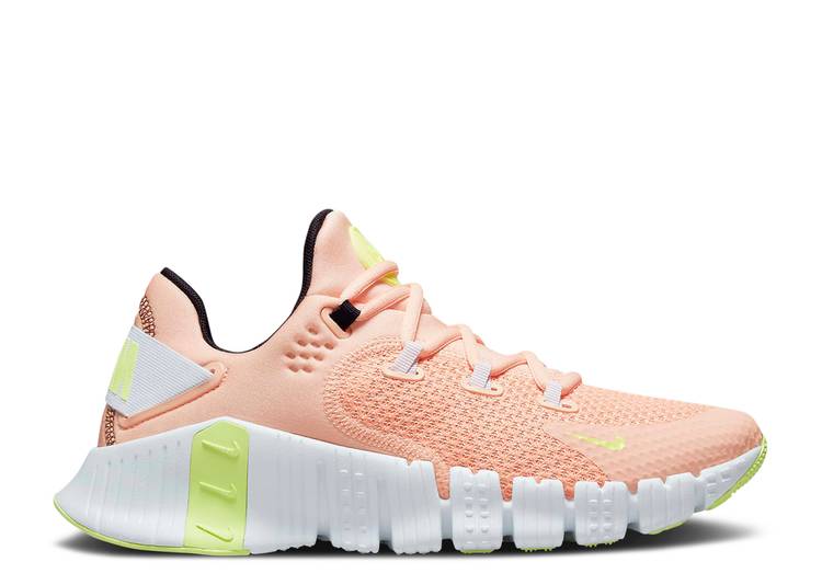 【 NIKE WMNS FREE METCON 4 \u0027ARCTIC ORANGE\u0027 / ARCTIC ORANGE FOOTBALL GREY CAVE 】 無償性 橙 オレンジ色 薄墨色 薄墨色 スニーカー レディース ナイキ