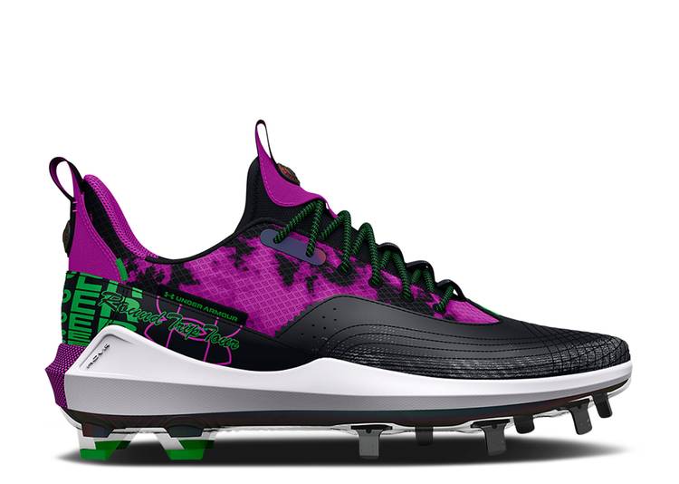 【 UNDER ARMOUR HARPER 7 LOW ST PE ROUND TRIP TOUR / BLACK STROBE 】 黒色 ブラック アンダーアーマー スニーカー メンズ