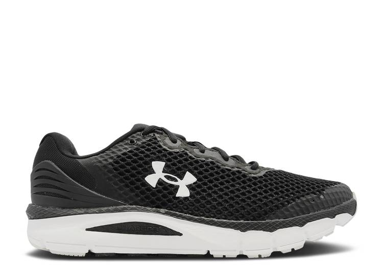 【 UNDER ARMOUR CHARGED INTAKE 5 'BLACK WHITE' / BLACK WHITE 】 黒色 ブラック 白色 ホワイト アンダーアーマー スニーカー メンズ