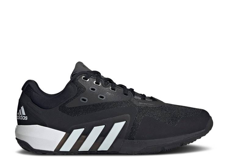 【 ADIDAS DROPSET \u0027BLACK WHITE GREY\u0027 / CORE BLACK CLOUD WHITE GREY SIX 】 アディダス 白いこと 白いこと 中核グループ 黒いこと 黒いこと 薄墨色 薄墨色 スニーカー メンズ