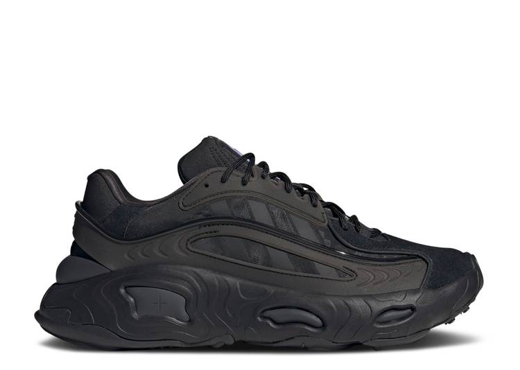 【 ADIDAS OZNOVA \u0027BLACK LIGHT PURPLE\u0027 / CORE BLACK CORE BLACK LIGHT 】 アディダス 中核グループ 黒いこと 黒いこと スニーカー メンズ メンズ靴-スニーカー-靴