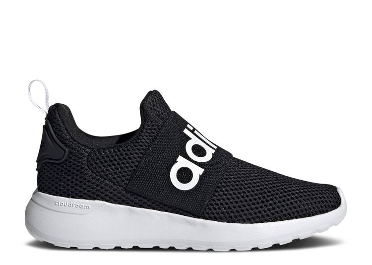 【 ADIDAS LITE RACER ADAPT 4.0 'BLACK WHITE' / CORE BLACK CORE BLACK CLOUD 】 アディダス ライト アダプト コア 黒色 ブラック ジュニア キッズ ベビー マタニティ スニーカー|スニケス