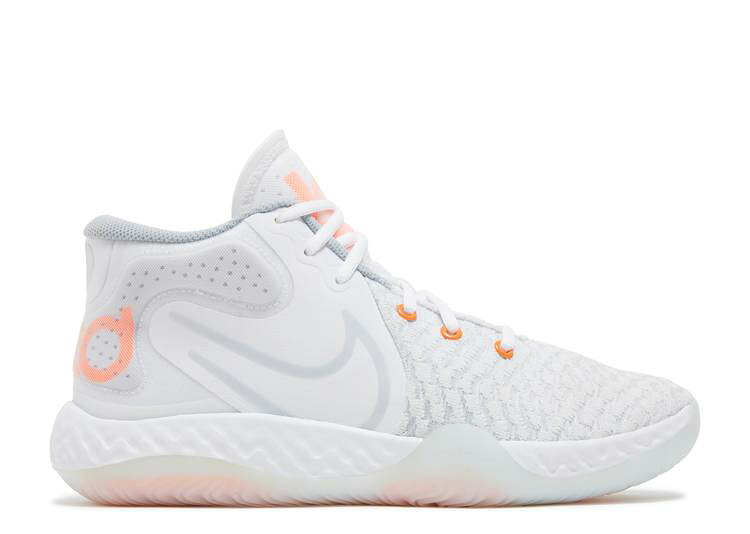 【 NIKE KD TREY 5 VIII EP 'WHITE TOTAL ORANGE' / WHITE TOTAL ORANGE WOLF GREY 】 白色 ホワイト 橙 オレンジ 灰色 グレー スニーカー メンズ ナイキ｜スニケス