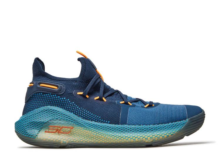 【 UNDER ARMOUR CURRY 6 'UNDERRATED' / ACADEMY MANGO ORANGE 】 カリー アカデミー 橙 オレンジ アンダーアーマー スニーカー メンズ