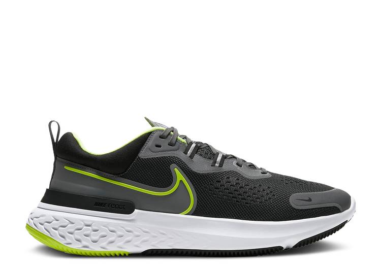 【 NIKE REACT MILER 2 'SMOKE GREY VOLT' / SMOKE GREY BLACK VOLT 】 リアクト 灰色 グレー 黒色 ブラック スニーカー メンズ ナイキ｜スニケス 26,712円