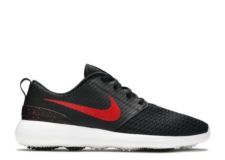 【 NIKE ROSHE GOLF 'BRED' / BLACK UNIVERSITY RED WHITE 】 ゴルフ 黒色 ブラック 赤 レッド 白色 ホワイト スニーカー メンズ ナイキ|スニケス