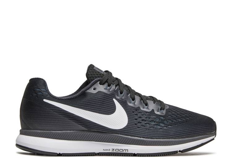 【 NIKE WMNS AIR ZOOM PEGASUS 34 \u0027BLACK\u0027 / BLACK DARK GREY ANTHRACITE WHITE 】 望遠レンズ ペガサス 黒いこと 黒いこと 薄墨色 薄墨色 白いこと 白いこと 望遠レンズペガサス スニーカー レディース ナイキ 靴-レディース靴-スニーカー