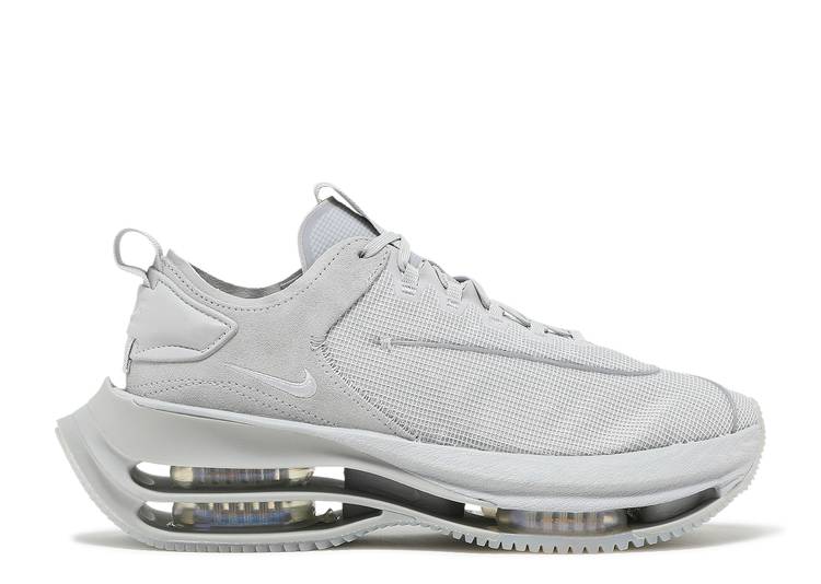 【 NIKE WMNS ZOOM DOUBLE-STACKED \u0027GREY FOG\u0027 / GREY FOG WHITE HYPER CRIMSON 】 望遠レンズ 薄墨色 薄墨色 白いこと 白いこと クリムゾン スニーカー レディース ナイキ
