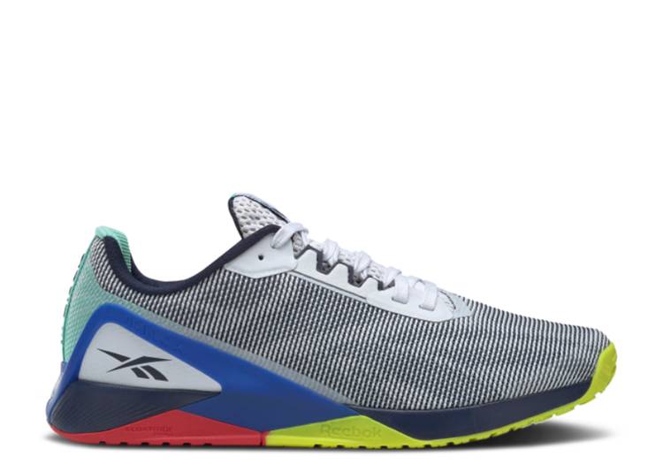 【 REEBOK NANO X1 GRIT 'WHITE MULTI' / FOOTWEAR WHITE VECTOR NAVY COURT 】 リーボック ナノ 白色 ホワイト 紺色 ネイビー コート スニーカー メンズ