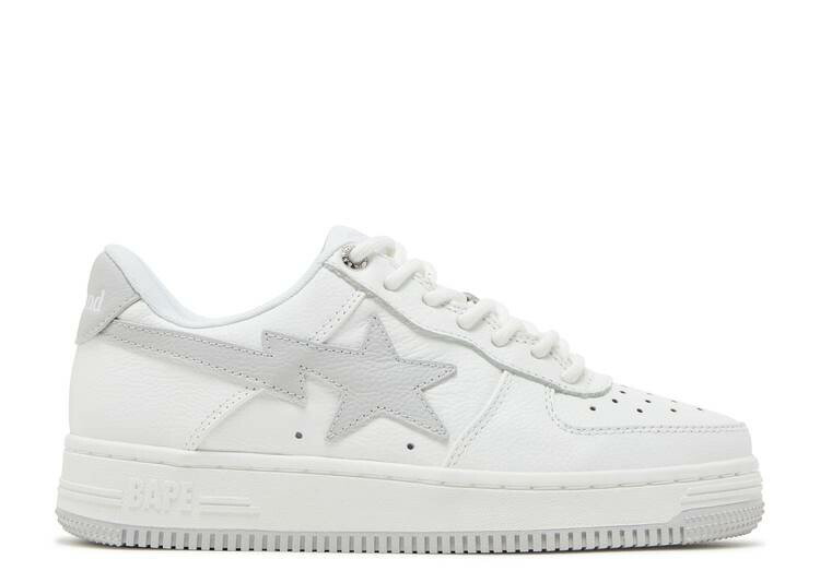 【 BAPE JJJJOUND X WMNS BAPESTA 'WHITE' / WHITE GREY 】 白色 ホワイト 灰色 グレー スニーカー レディース ベイプ｜スニケス