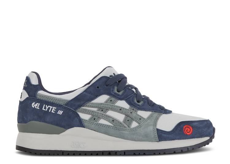 【 ASICS NARUTO SHIPPUDEN X GEL LYTE 3 OG 'KAKASHI' / GLACIER GREY LICHEN GREEN 】 灰色 グレー 緑 グリーン スニーカー メンズ アシックス｜スニケス
