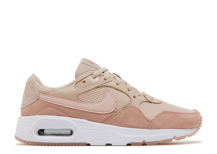 【 NIKE WMNS AIR MAX SC 'FOSSIL STONE' / FOSSIL STONE ROSE WHISPER WHITE 】 マックス ローズ 白色 ホワイト エアマックス スニーカー レディース ナイキ