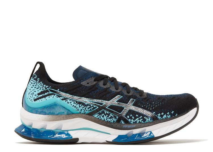 【 ASICS KINSEI BLAST \u0027BLACK ICE MINT\u0027 / BLACK ICE MINT 】 ブラジャー同盟罷業 黒いこと 黒いこと スニーカー メンズ アシックス