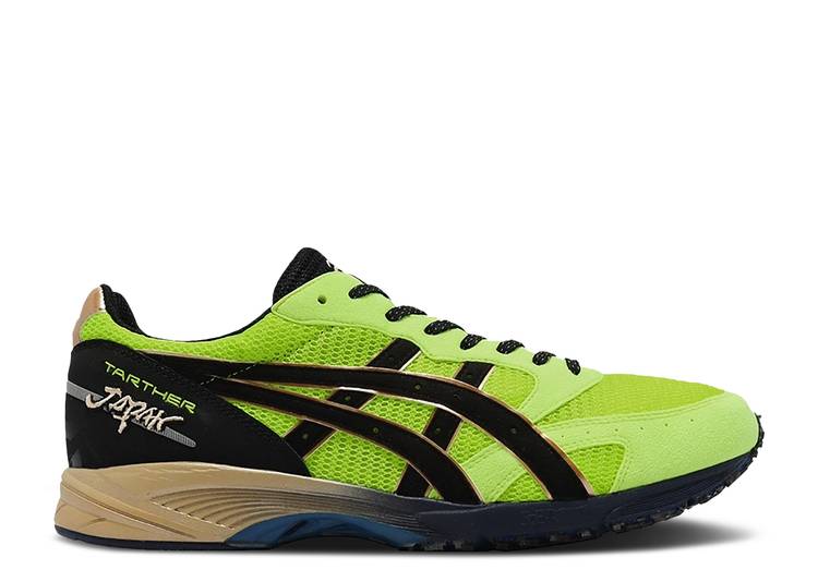 【 ASICS TARTHER JAPAN 'SAFETY YELLOW' / SAFETY YELLOW CHAMPAGNE 】 黄色 イエロー スニーカー メンズ アシックス