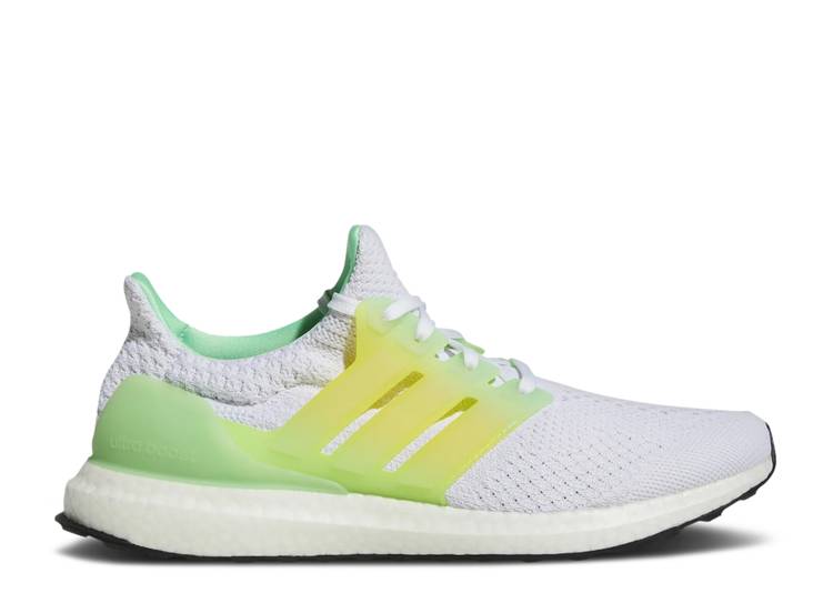 【 ADIDAS ULTRABOOST 5.0 'WHITE BEAM GREEN' / CLOUD WHITE CLOUD WHITE BEAM 】 アディダス 白色 ホワイト スニーカー メンズ
