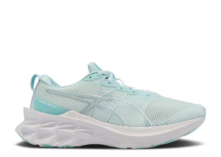 【 ASICS WMNS NOVABLAST 2 LE 'WHITE PURE SILVER' / WHITE PURE SILVER 】 ピュア 白色 ホワイト 銀色 シルバー スニーカー レディース アシックス