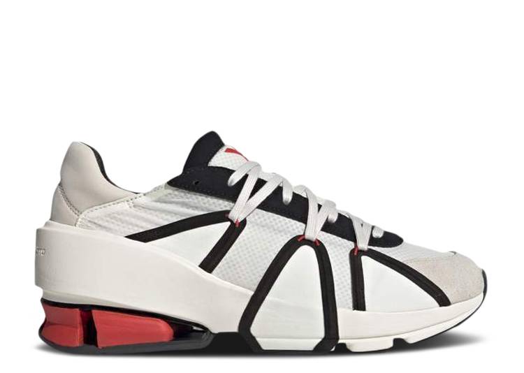 【 ADIDAS Y-3 SUKUI 3 'OFF WHITE BLACK' / OFF WHITE BLACK RED 】 アディダス 白色 ホワイト 黒色 ブラック 赤 レッド スニーカー メンズ｜スニケス