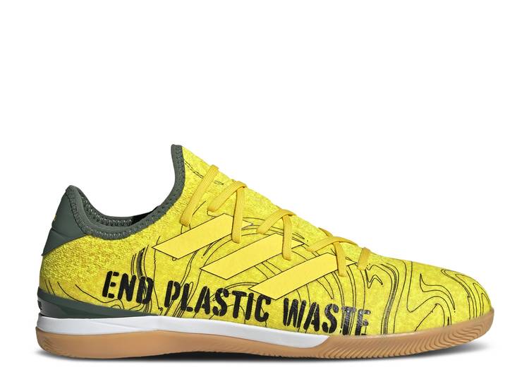 【 ADIDAS GAMEMODE KNIT IN \u0027END PLASTIC WASTE\u0027 / IMPACT YELLOW BEAM YELLOW GREEN 】 アディダス 編み物 差しひびき 黄味がかった 黄色 緑 緑であること スニーカー メンズ