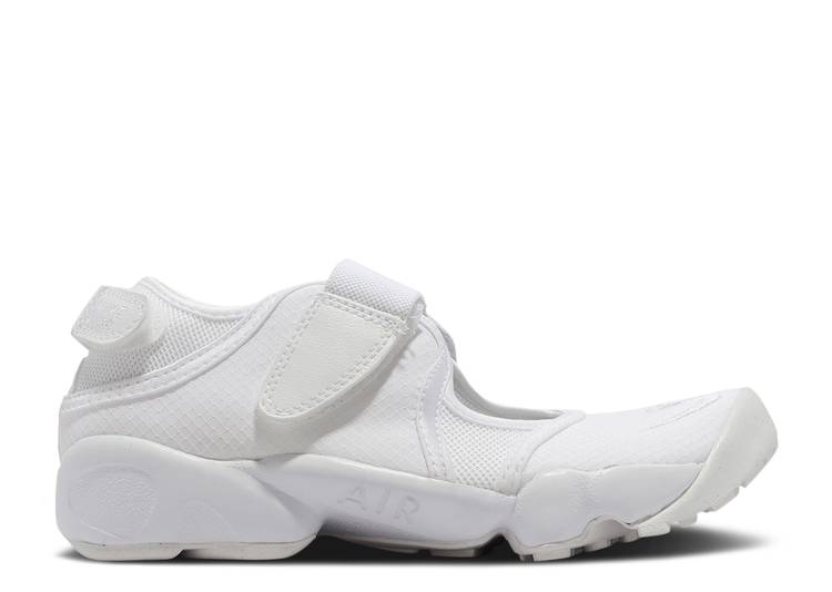【 NIKE WMNS AIR RIFT BREATHE \u0027WHITE PURE PLATINUM\u0027 / WHITE WHITE PURE PLATINUM 】 昇降機 純然たる 白いこと 白いこと プラチナム エア湖 スニーカー レディース ナイキ