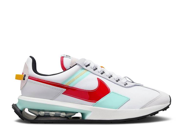 【 NIKE AIR MAX PRE-DAY WHITE UNIVERSITY RED / SUMMIT WHITE MINT FOAM BLACK 】 マックス 白色 ホワイト 黒色 ブラック エアマックス スニーカー メンズ ナイキ