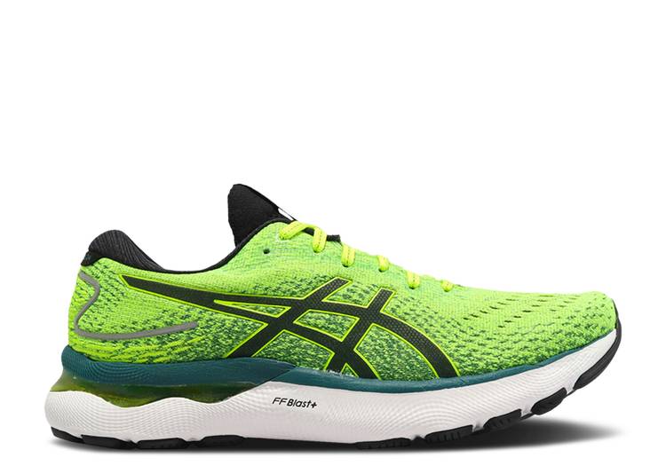 【 ASICS GEL NIMBUS 24 'SAFETY YELLOW' / SAFETY YELLOW BLACK 】 黄色 イエロー 黒色 ブラック スニーカー メンズ アシックス|スニケス