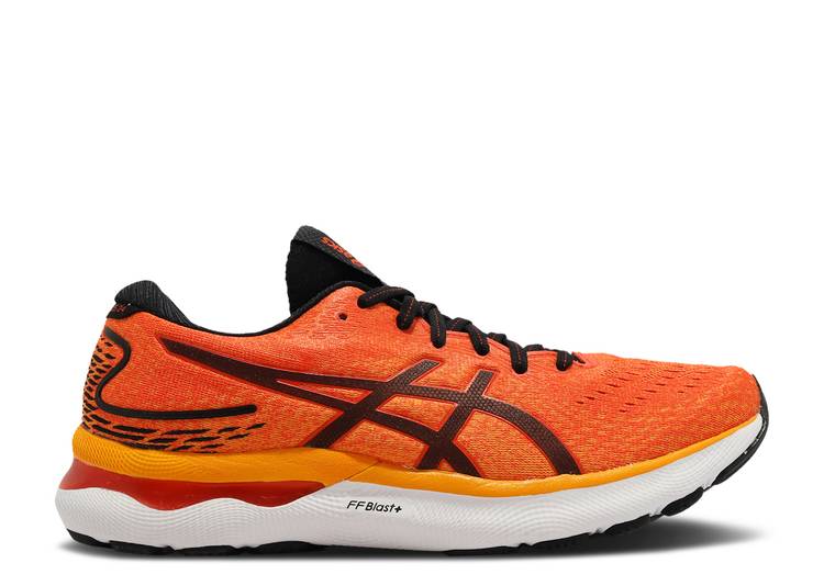 【 ASICS GEL NIMBUS 24 'CHERRY TOMATO' / CHERRY TOMATO BLACK 】 黒色 ブラック スニーカー メンズ アシックス｜スニケス 45,000円