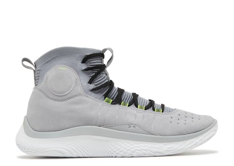 【 CURRY BRAND CURRY 4 FLOTRO \u0027MOD GRAY\u0027 / MOD GRAY STEEL 】 カリー 薄墨色 薄墨色 薄墨色 しろがね色 スチール写真 スニーカー メンズ