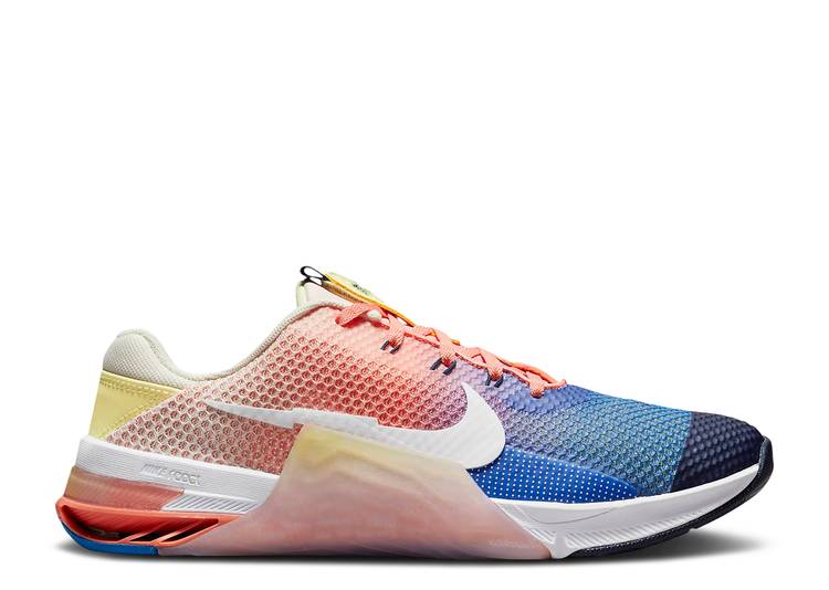 【 NIKE METCON 7 AMP \u0027MULTI-COLOR\u0027 / MULTI COLOR CRIMSON BLISS CITRON 】 アンプリファイアー クリムゾン \u0027MULTICOLOR\u0027 スニーカー メンズ ナイキ スニーカー-靴