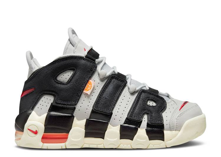 【 NIKE AIR MORE UPTEMPO GS 'HOOPS' / PHOTON DUST UNIVERSITY RED TOTAL 】 アップテンポ 赤 レッド エアモアアップテンポ モアテン ジュニア キッズ ベビー マタニティ スニーカー ナイキ｜スニケス