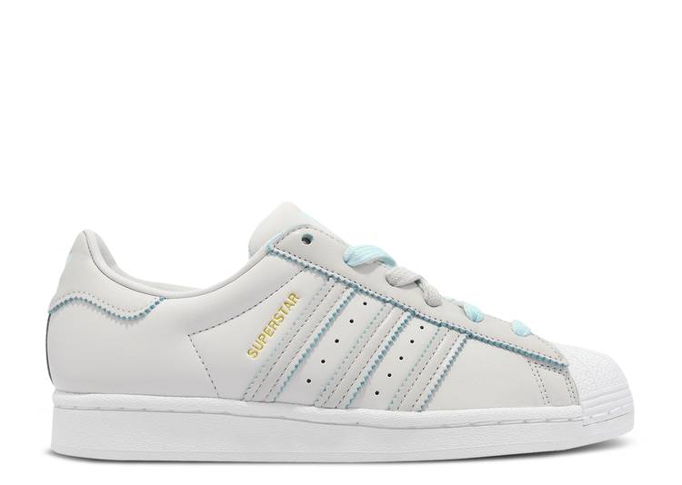 【 ADIDAS WMNS SUPERSTAR 'GREY' / GREY ONE GOLD METALLIC ALMOST 】 アディダス スーパースター 灰色 グレー ゴールド スニーカー レディース｜スニケス