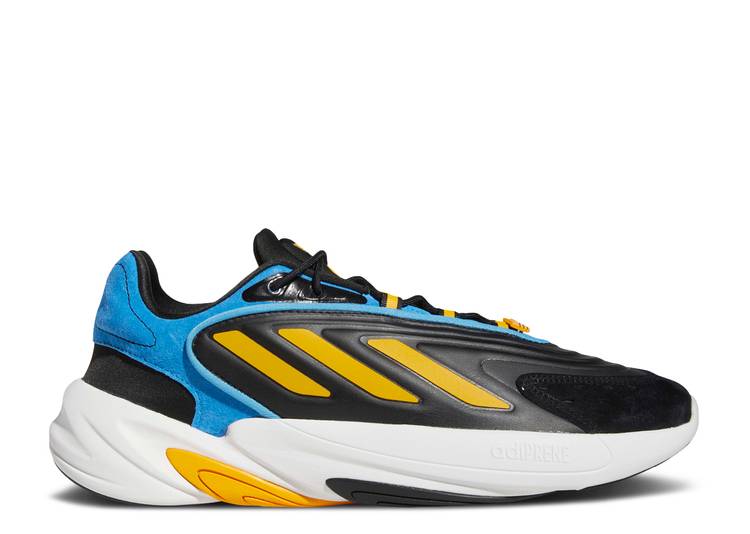 【 ADIDAS OZELIA \u0027BLACK COLLEGIATE GOLD\u0027 / CORE BLACK COLLEGIATE GOLD PULSE 】 アディダス 中核グループ 黒いこと 黒いこと ゴールド スニーカー メンズ