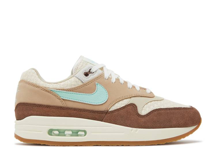 【 NIKE AIR MAX 1 RETRO CREPE HEMP 2022 / MEDIUM BROWN MINT FOAM MUSHROOM 】 マックス 茶色 ブラウン エアマックス スニーカー メンズ ナイキ