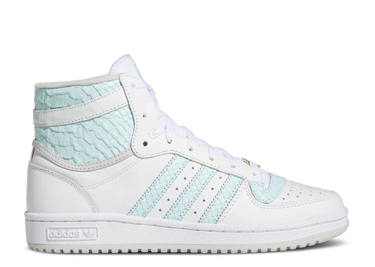 【 ADIDAS WMNS TOP TEN RB \u0027WHITE ALMOST BLUE\u0027 / CLOUD WHITE ALMOST BLUE GREY ONE 】 アディダス 白いこと 白いこと 青味 青味 薄墨色 薄墨色 いの一番十 スニーカー レディース