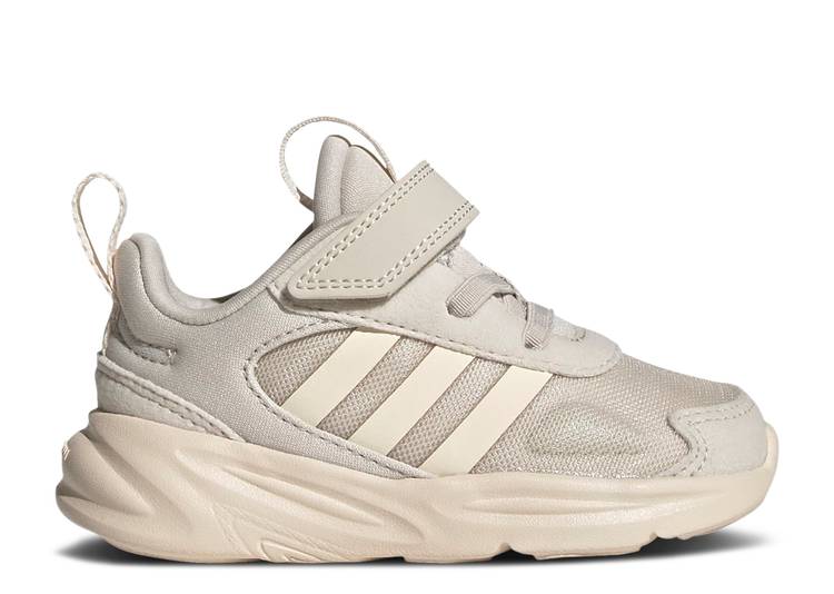 【 ADIDAS OZELLE I 'ALUMINIUM GREY' / ALUMINIUM WONDER WHITE GREY ONE 】 アディダス 白色 ホワイト 灰色 グレー ベビー|スニケス
