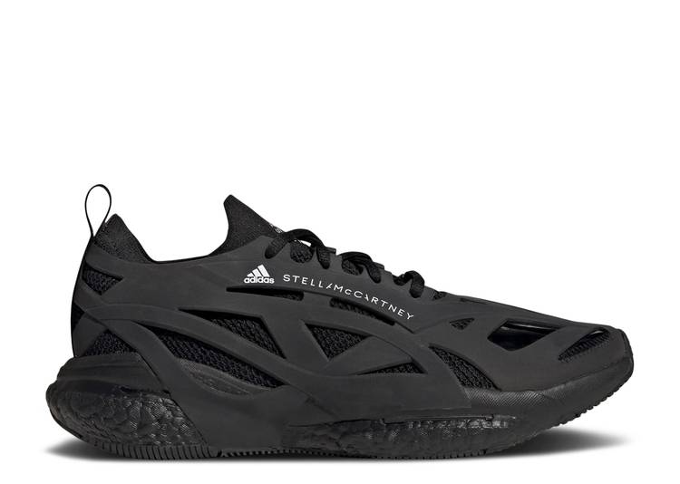 【 ADIDAS STELLA MCCARTNEY X SOLARGLIDE 'TRIPLE BLACK' / CORE BLACK CORE BLACK CORE BLACK 】 アディダス コア 黒色 ブラック スニーカー メンズ|スニケス