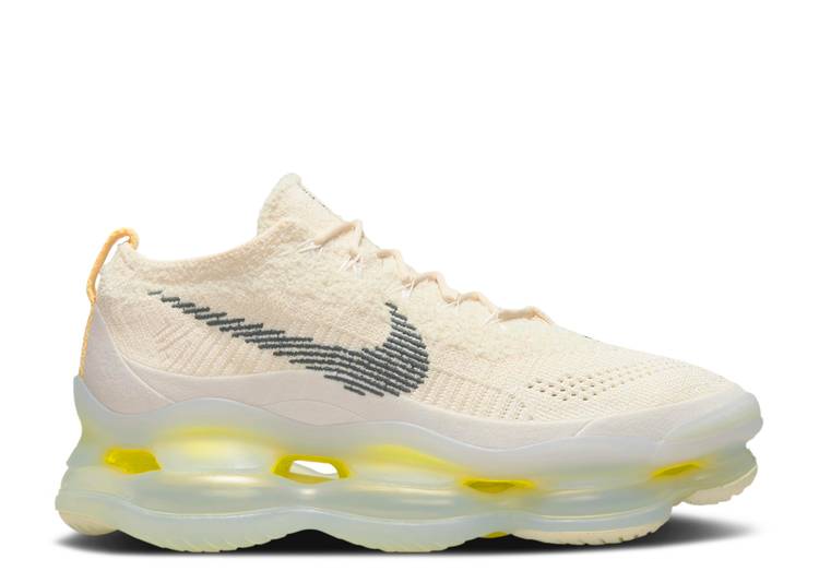 【 NIKE WMNS AIR MAX SCORPION FLYKNIT 'LEMON WASH' / PHANTOM BLACK LIGHT CREAM LEMON 】 マックス フライニット 黒色 ブラック クリーム エアマックス スニーカー レディース ナイキ 30,810円