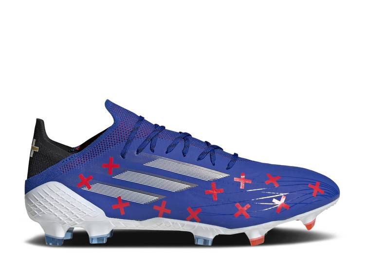 【 ADIDAS X SPEEDFLOW.1 11/11 FG \u0027BOLD BLUE VIVID RED\u0027 / BOLD BLUE WHITE VIVID RED 】 アディダス 青碧 青碧 白いこと 白いこと 赤 赤いこと スニーカー メンズ