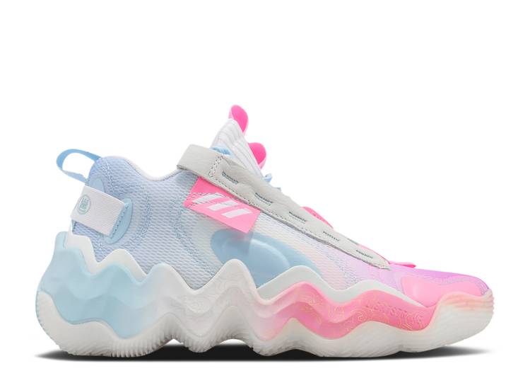 【 ADIDAS EXHIBIT B TANG DYNASTY - LI YONG / BLISS BLUE BEAM PINK CLOUD WHITE 】 アディダス 青色 ブルー ピンク 白色 ホワイト スニーカー メンズ