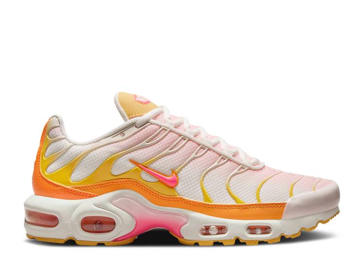 【 NIKE WMNS AIR MAX PLUS 'SUNRISE' / SAIL SOLAR FLARE MEDIUM SOFT 】 マックス エアマックスプラス スニーカー レディース ナイキ