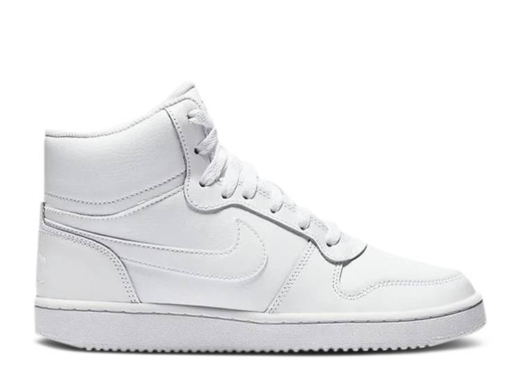【 NIKE WMNS EBERNON MID \u0027TRIPLE WHITE\u0027 / WHITE WHITE WHITE 】 ミッド 白いこと 白いこと スニーカー レディース ナイキ