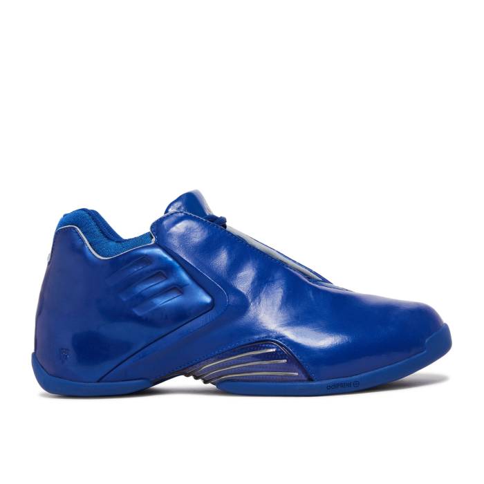 アディダス Adidas 【 T-Mac 3 \u0027Royal\u0027 Men Collegiate Royal/Silver Metallic 】 メンズ Silver しろがね色・しろがね色