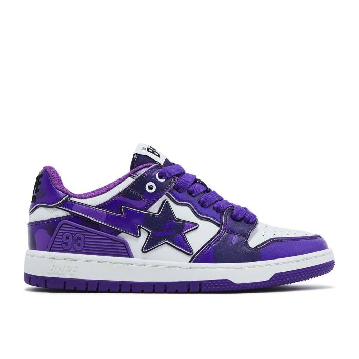 ベイプ Bape 【 Sk8 Sta #1 M2 Purple Men Purple 】 メンズ Purple 紫・パープル