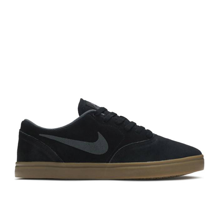 ナイキ Nike 【 Sb Check Men Black/Gum Dark Brown/Anthracite 】 エスビー メンズ 黒いこと 黒いこと 赤銅色 赤銅色