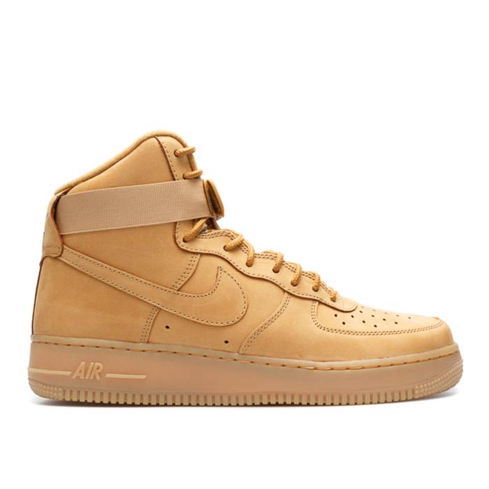 ナイキ Nike 【 Air Force 1 High \u0027Flax\u0027 Men Flax/Flax-Outdoor Green 】 御機嫌 メンズ green 緑・緑であること