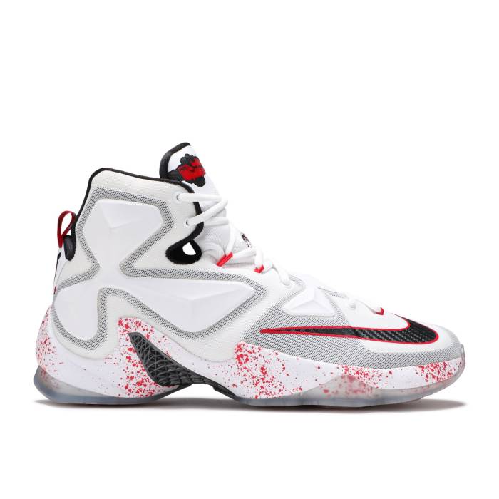 ナイキ Nike 【 Lebron 13 Friday The 13Th Men White/Black-University Red 】 Lebron レブロン 13 サーティーン メンズ 白色 ホワイト Red 赤・レッド