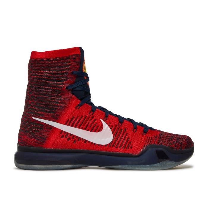 ナイキ Nike 【 Kobe 10 Elite High American Men University Red/White-Obsidian-Bright Crimson 】 Kobe コービー エリート ハイ メンズ Red 赤・レッド クリムゾン